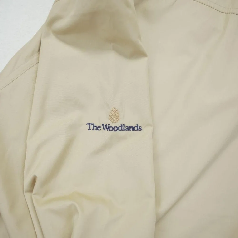 Polo Ralph Lauren Men's Vintage Beige Woodlands Golf Windbreaker Pullover XXL